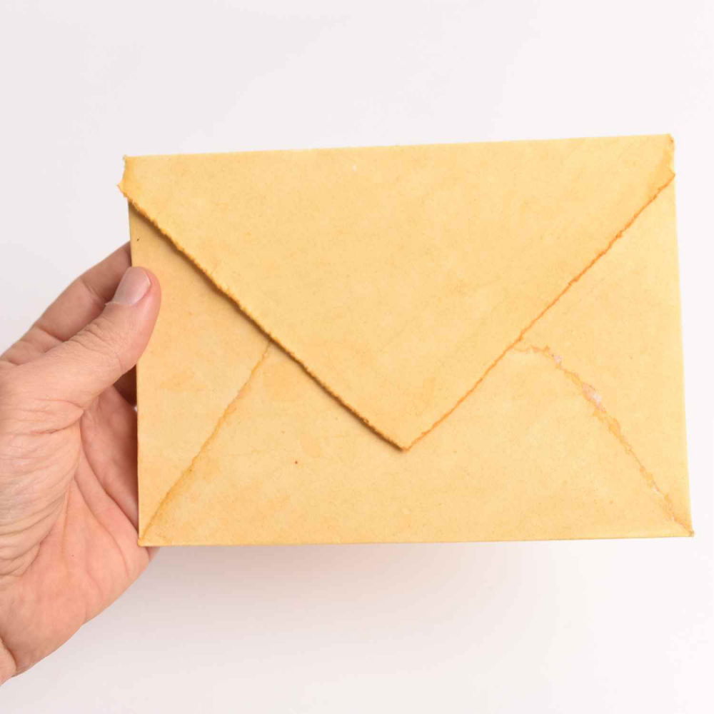 Plic din hartie vintage de bumbac 13x18 cm – Eleganta si rafinament [7]