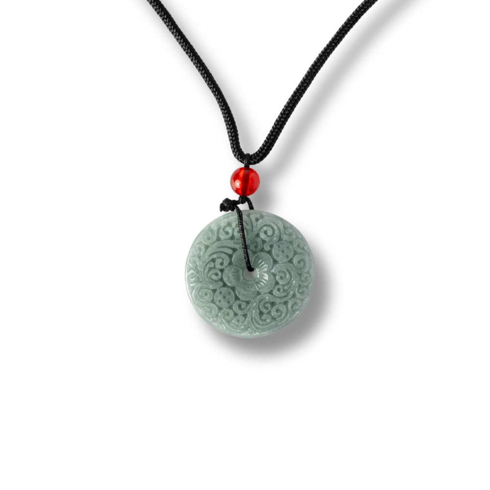 Protectie si Echilibru – Colier cu Jad Natural Sculptat [9]