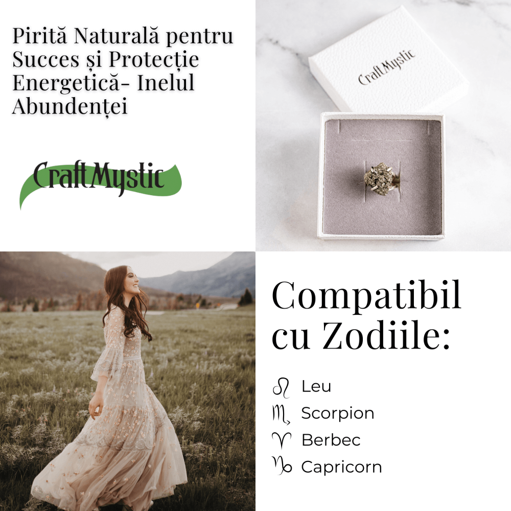 Inelul abundentei – Pirita naturala pentru succes si protectie energetica [5]