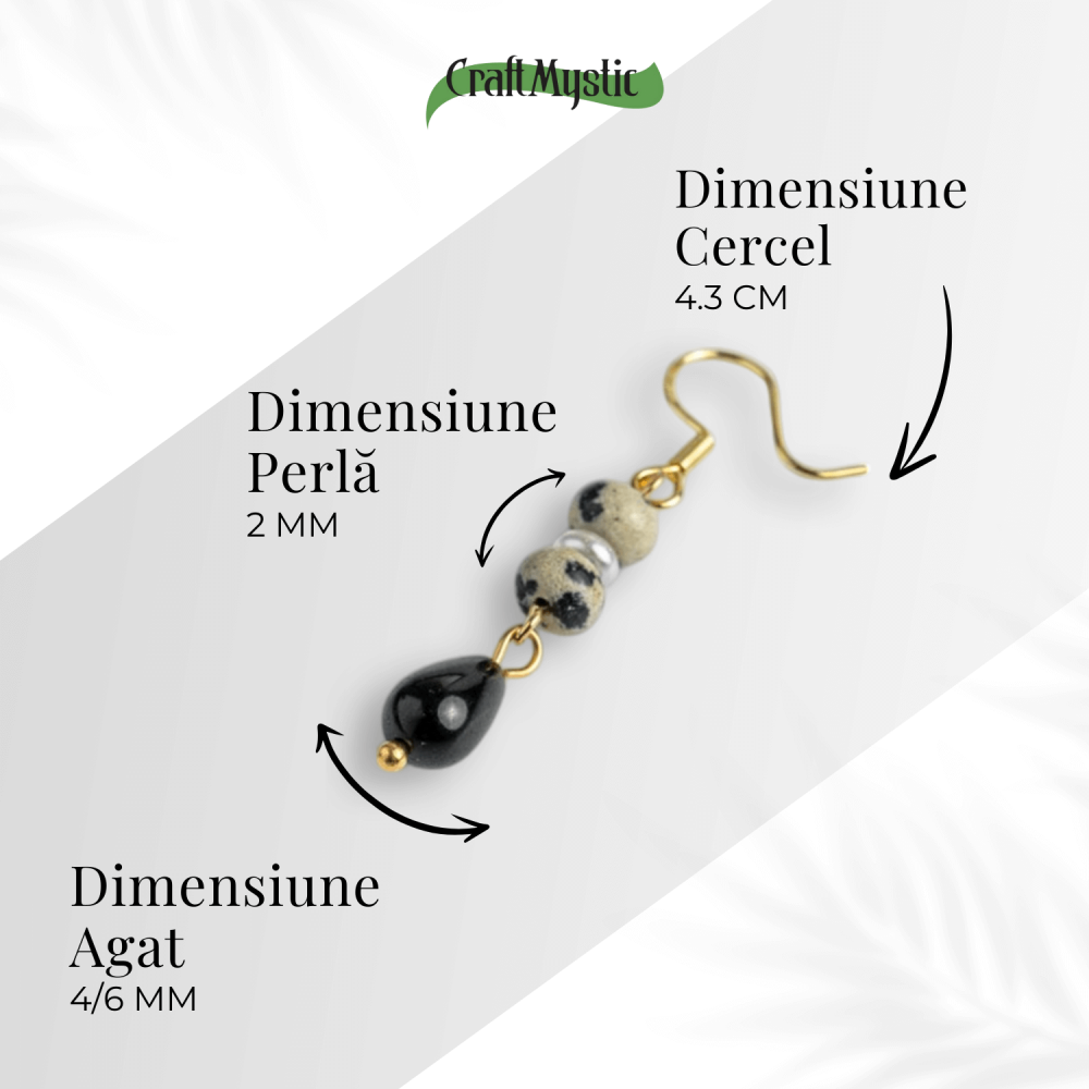 Cercei cu Energie de Echilibru si Protectie – Model in 3 Elemente [4]