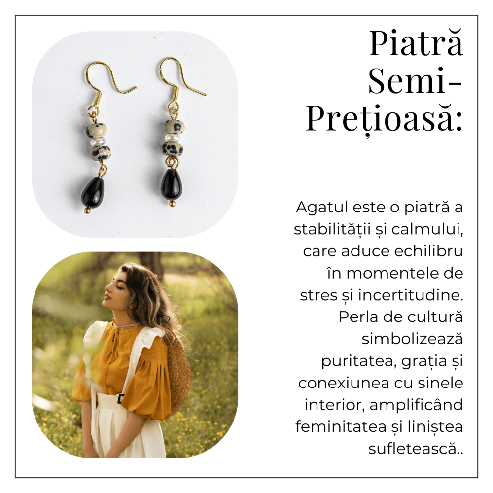 Cercei cu Energie de Echilibru si Protectie – Model in 3 Elemente [6]