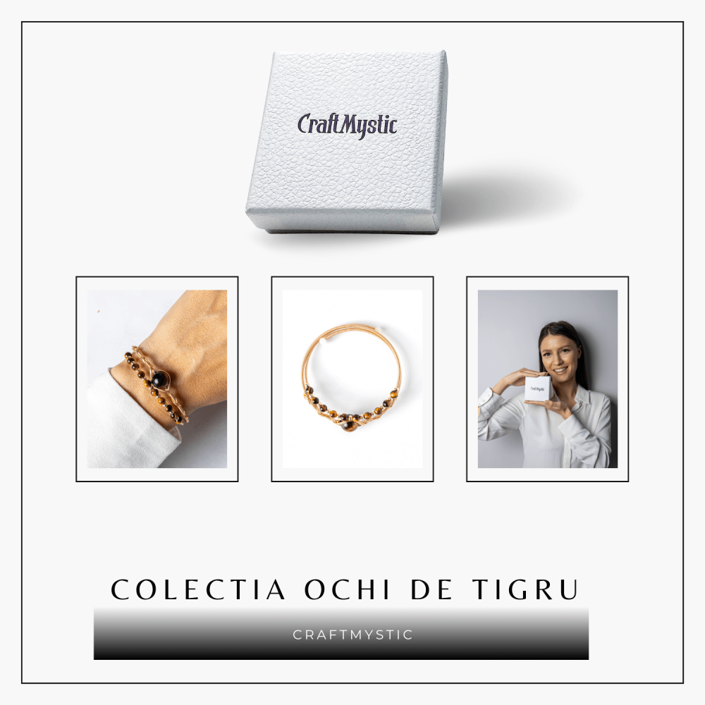 Protectie si Claritate Mentala - Bratara din Ochi de Tigru Natural [8]