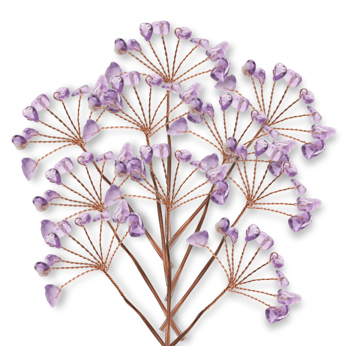 Ramurica DIY din Pietre Naturale Ametist (9 Pietricele) [5]