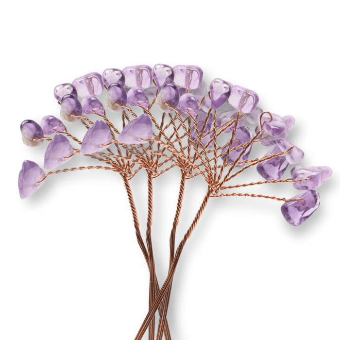 Ramurica DIY din Pietre Naturale Ametist (9 Pietricele) [3]