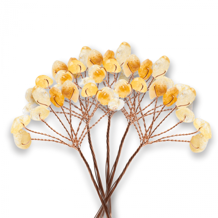 Ramurica DIY din Pietre Naturale Citrin (9 Pietricele) [5]