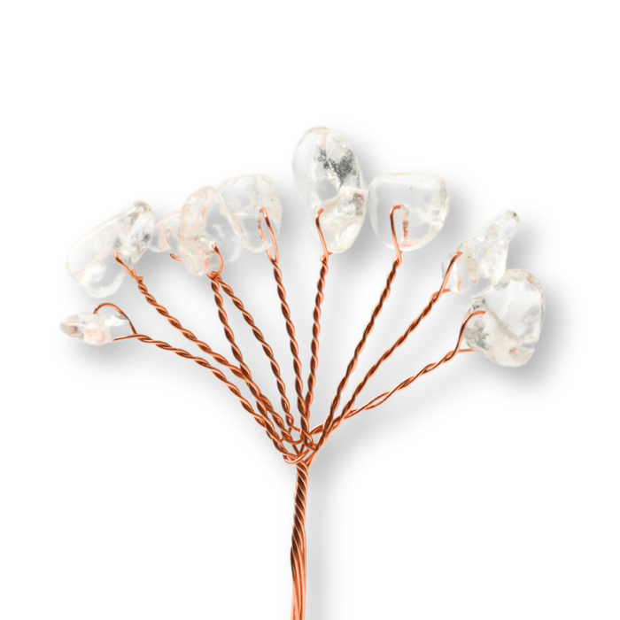 Ramurica DIY din Pietre Naturale Cuart Transparent (9 Pietricele) [1]