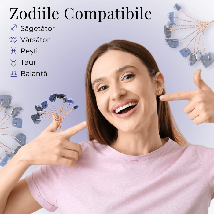 Ramurica DIY din Pietre Naturale Lapis Lazuli (9 Pietricele) [4]