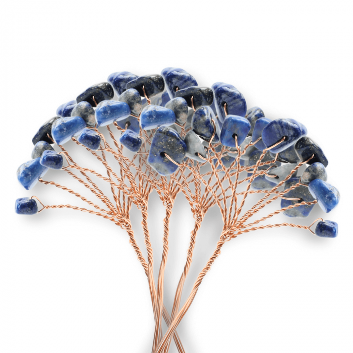 Ramurica DIY din Pietre Naturale Lapis Lazuli (9 Pietricele) [6]