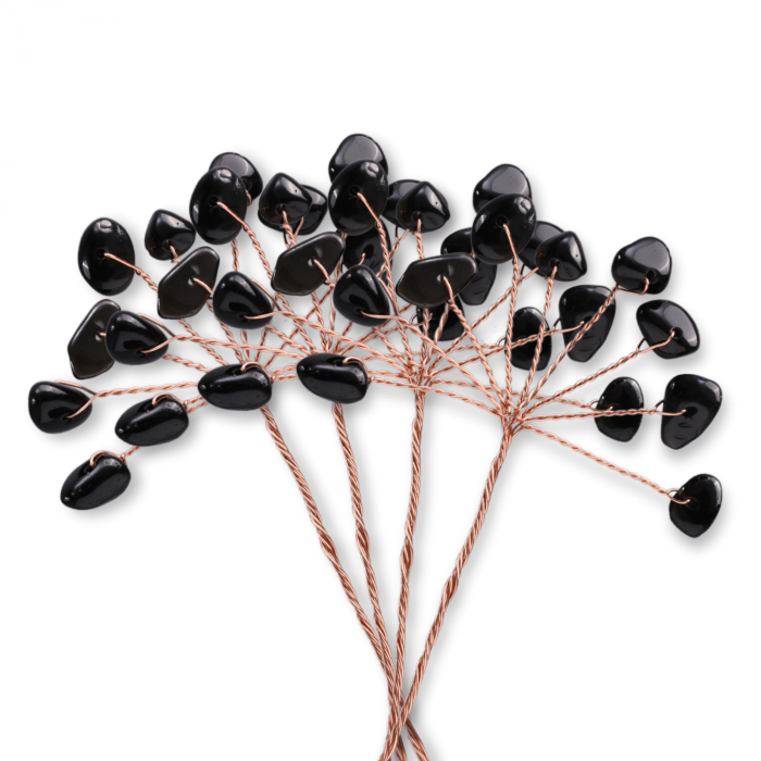 Ramurica DIY cu Pietre Naturale de Obsidian (9 Pietricele) [5]