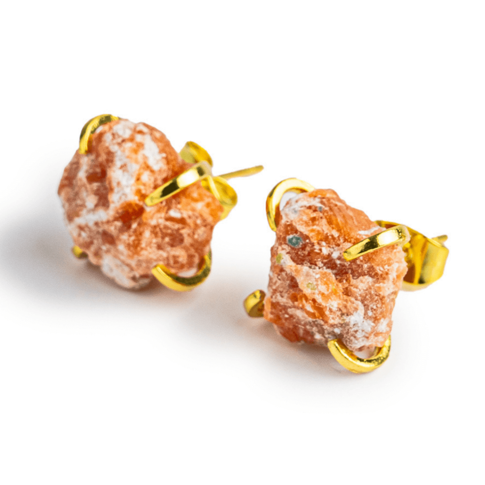 Putere si Bucurie – Cercei cu Reflexe Aurii si Inchidere cu Tija [1]