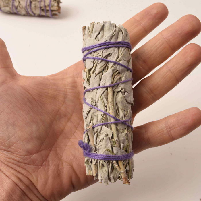 Buchet Salvie Alba California 10-12 cm - Curatare si Purificare Spirituala [2]