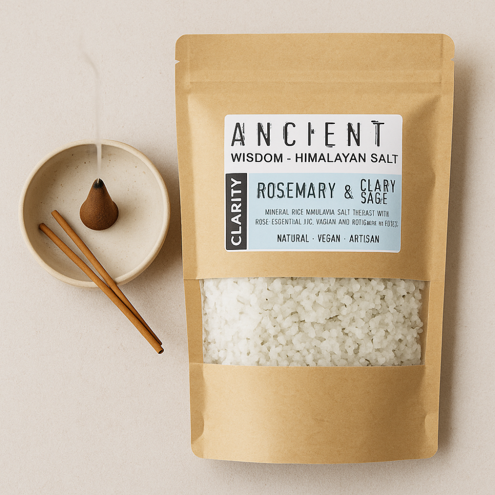 Sare de baie Himalaya 500g – Energizare cu Lamaie, Ghimbir si Portocala [3]