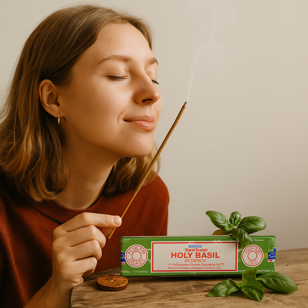 Satya Incense Sticks Holy Basil 15g – betisoare parfumate [2]