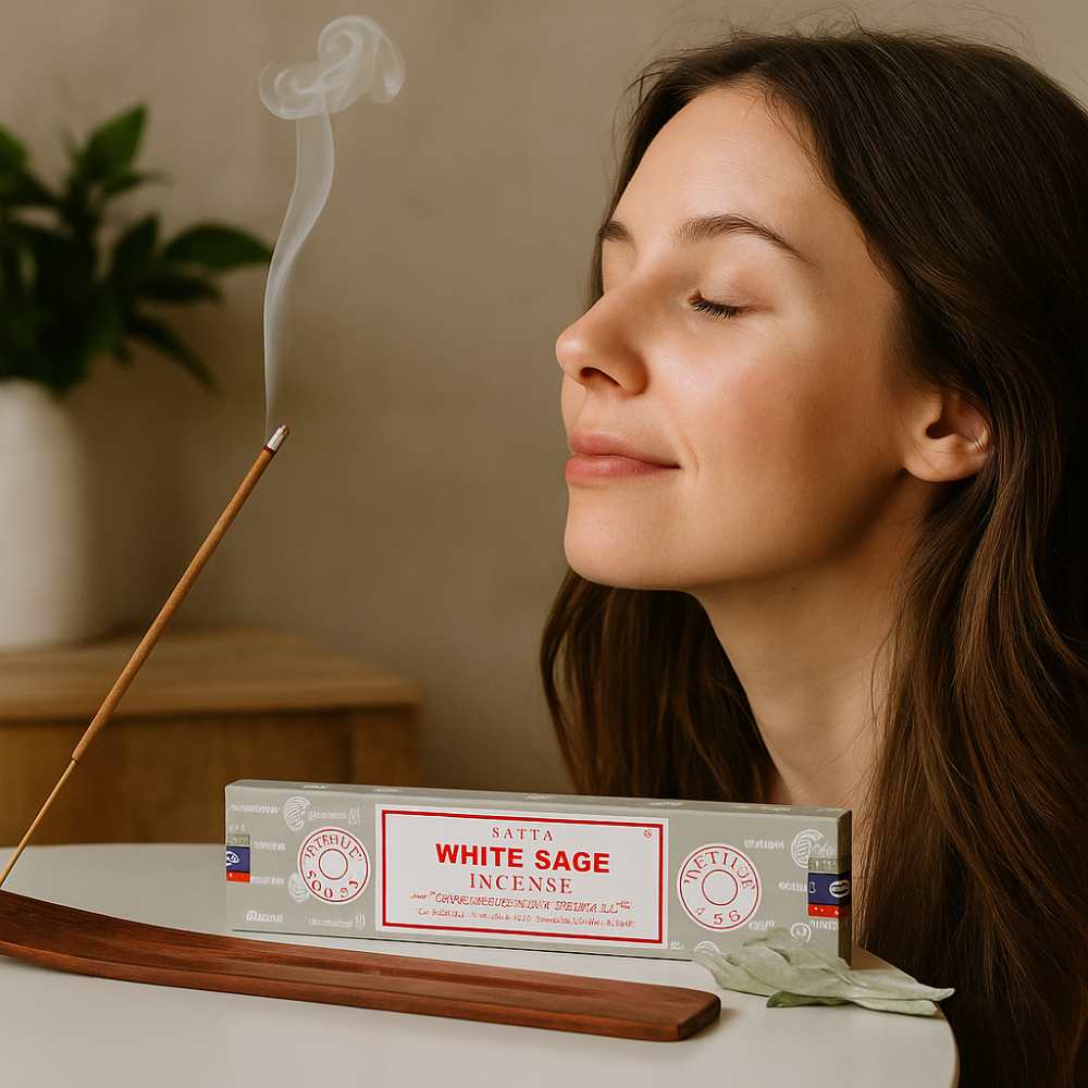 Satya Incense Sticks White Sage 15g – betisoare parfumate [2]