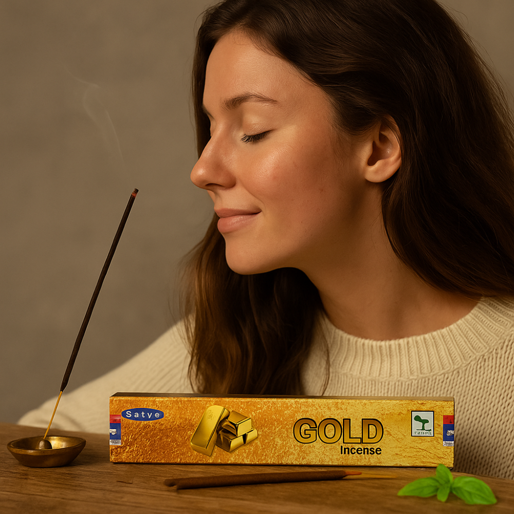 Satya Incense Sticks Gold 15g – betisoare parfumate [2]