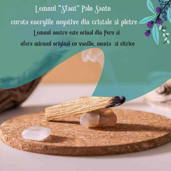 Pachet 10 Bucati Lemn "Sfant" Palo Santo Original din Peru - Pentru Curatarea Cristalelor [5]