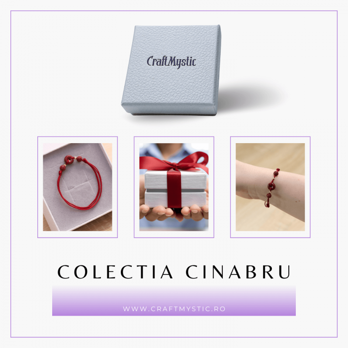 Bratara pe Snur cu Piatra de Cinabru Natural [9]