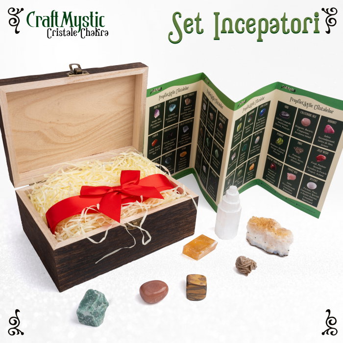 Set Premium cristale si pietre de manifestare pentru manifestare - Pietre autentice intr-o cutie deosebita [2]