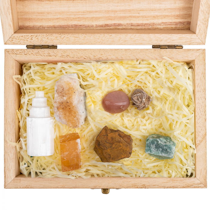 Set Premium cristale si pietre de manifestare pentru manifestare - Pietre autentice intr-o cutie deosebita [1]