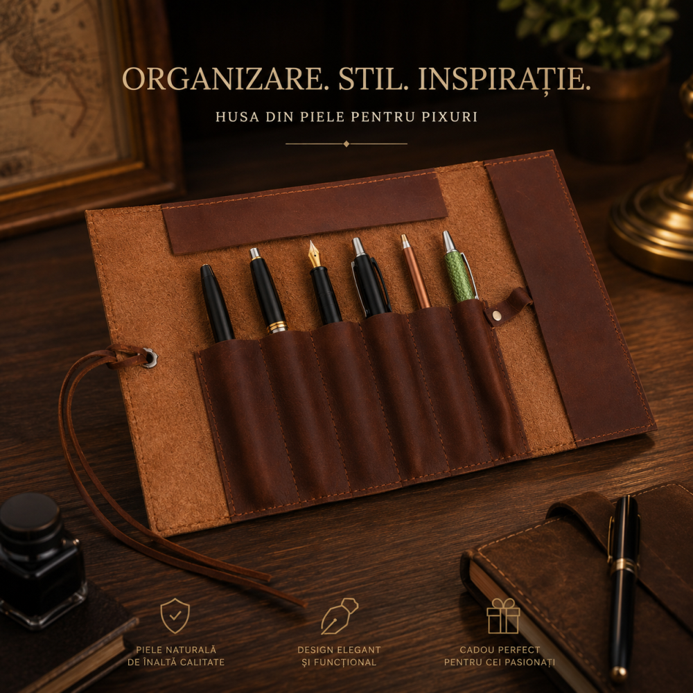 Organizator Multifunctional din Piele Naturala – Eleganta, Ordine si Protectie pentru Accesoriile Tale [7]