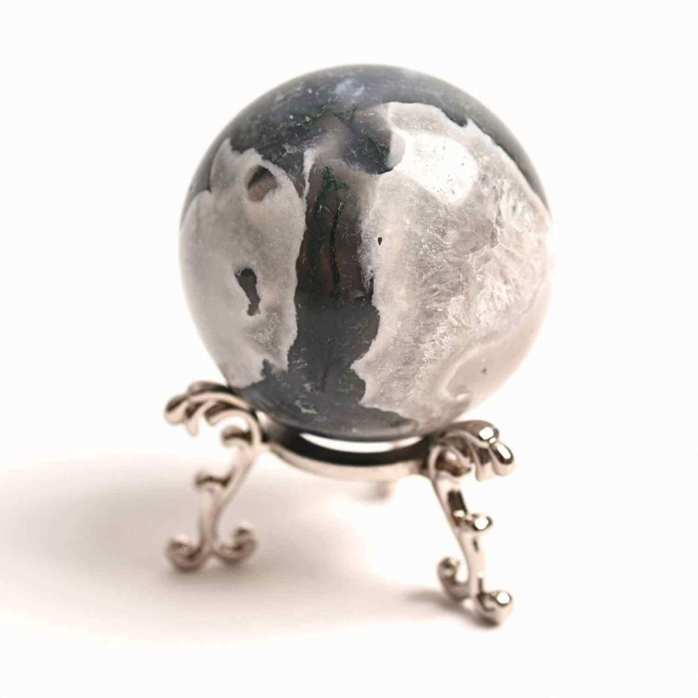 Sfera Moss Agat 50-55 mm - Echilibru si Conexiune cu Natura [1]