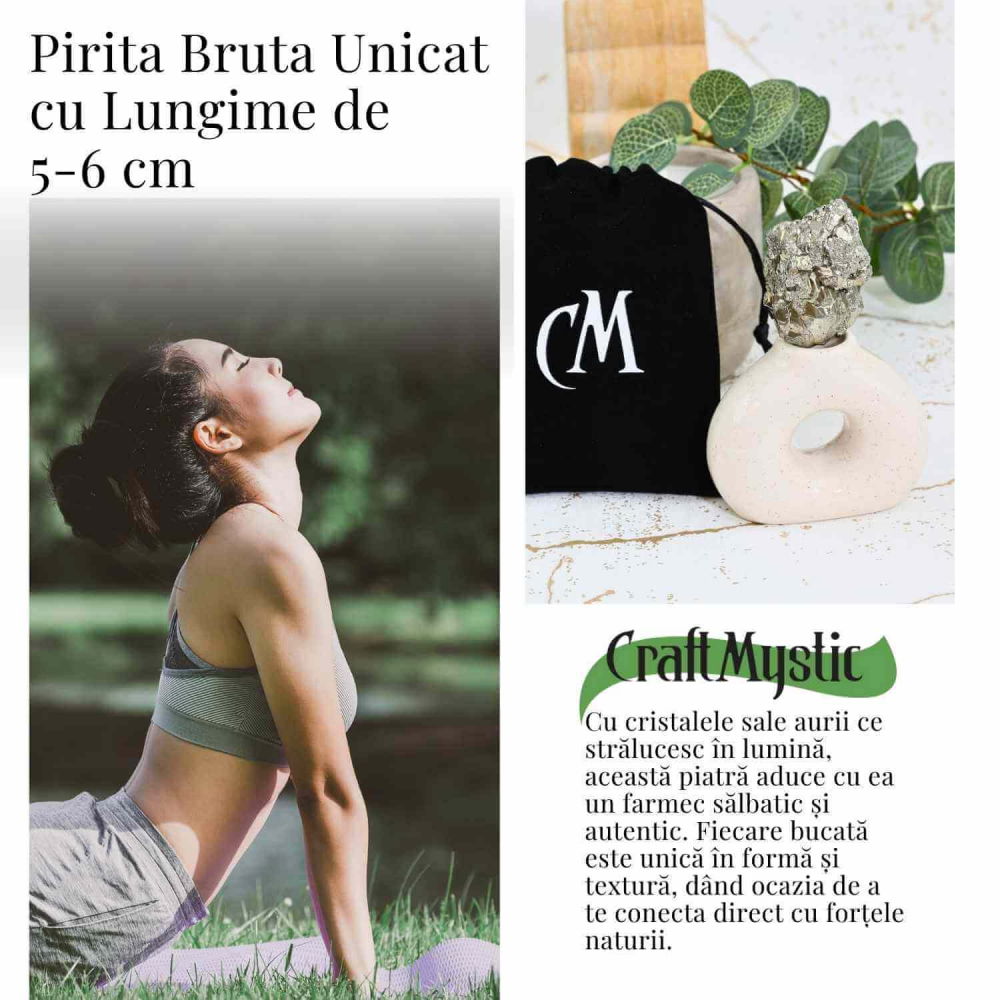 Specimen Pirita Bruta 5-6 cm - Amplifica Energia si Protectia [2]