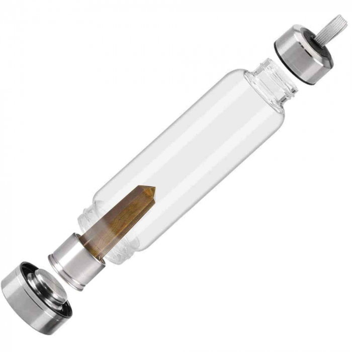 Sticla de apa cu varf de cristal Ametist – 550 ml [6]