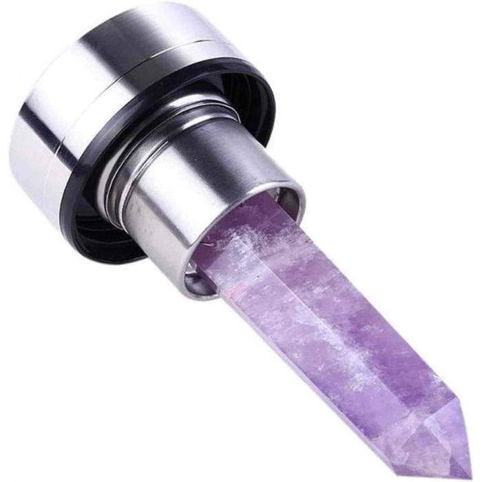 Sticla de apa cu varf de cristal Ametist – 550 ml [3]