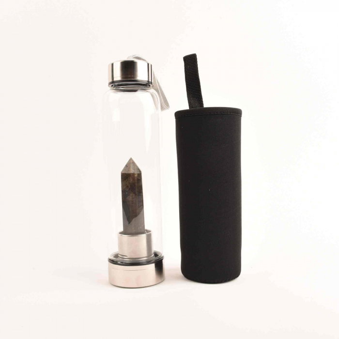 Sticla de apa cu varf de cristal Ametist – 550 ml [4]