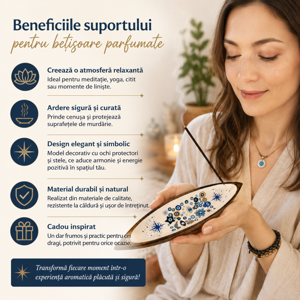 Suport Betisoare Parfumate Arborele Protectiei din Lemn de Mango – Armonie si Echilibru [2]