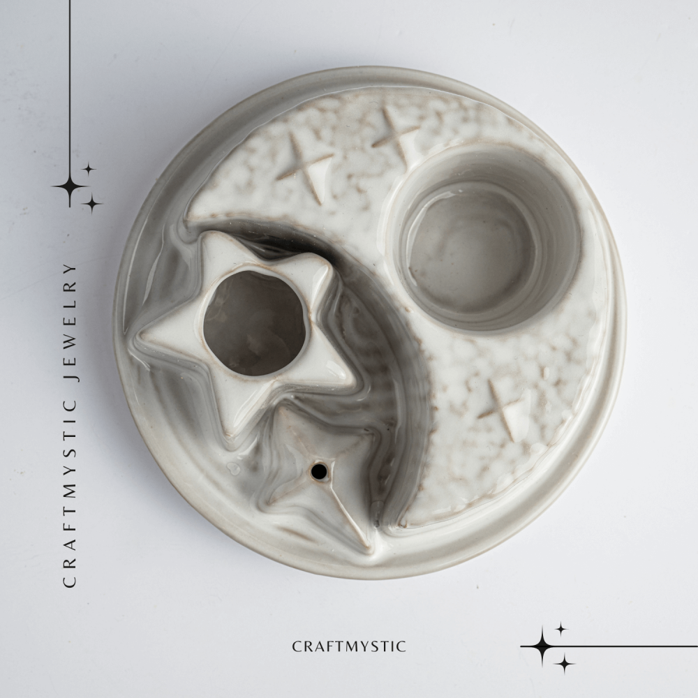 Suport ceramic 3 in 1 – Palo Santo, Salvie si Betisoare parfumate [7]