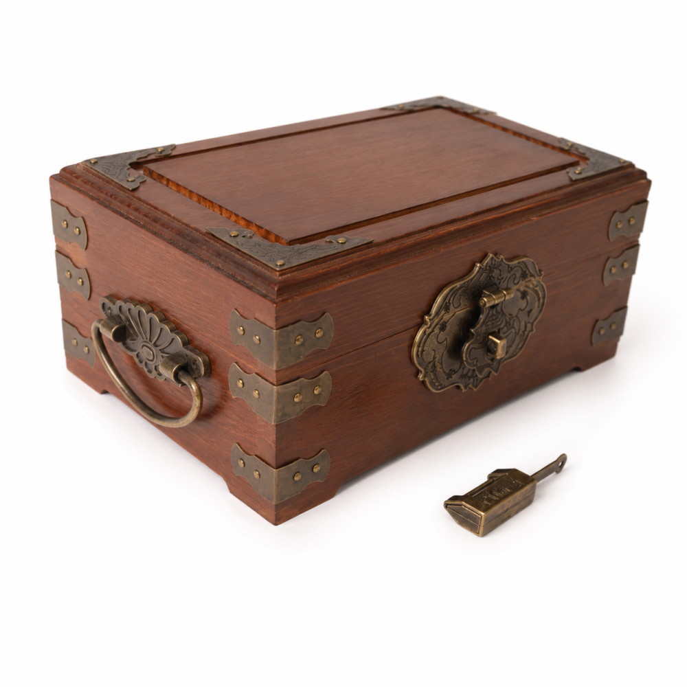 Cutie Vintage Dreptunghiulara pentru Bijuterii si Obiecte de Valoare – Eleganta si Protectie [6]