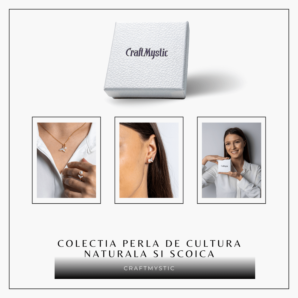 Bijuterii in armonie – Set cu Inel, colier si cercei cu vibe cald si marin [6]