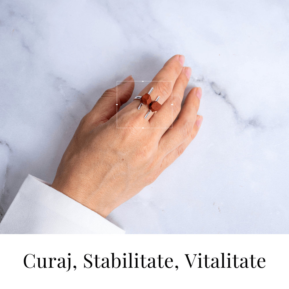 Forta interioara in forma bruta – Inel cu jasp rosu [2]