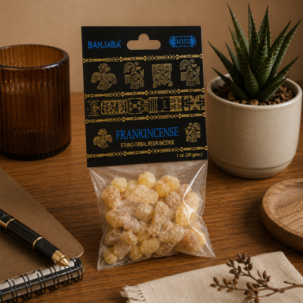 Tamaie Naturala Frankincense Banjara Aztec pentru Purificare si Echilibru Spiritual [4]