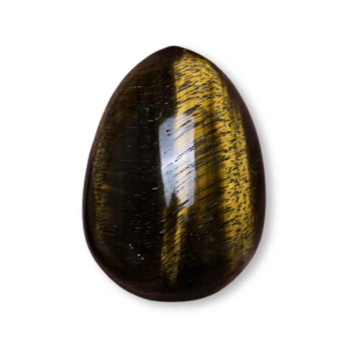 Ou Handmade de 50mm din Piatra Naturala de Ochi de Tigru [3]