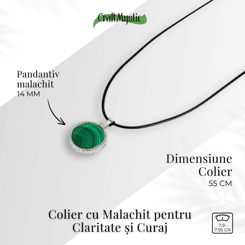 Puterea transformarii – Colier cu malachit pentru claritate si curaj [4]
