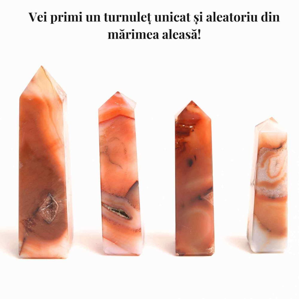 Turn din Carneol cu 4 laturi – Energie, curaj si prosperitate [3]