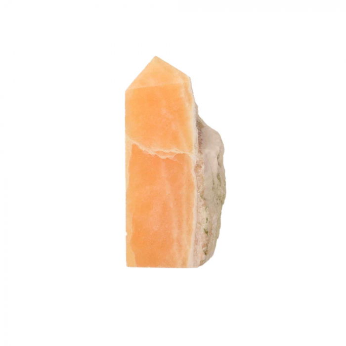 Turn cristal natural Calcit Portocaliu 12-15 cm - Proprietati de echilibrare emotionala, imbunatatire a starii de spirit si stimulare a creativitatii [6]