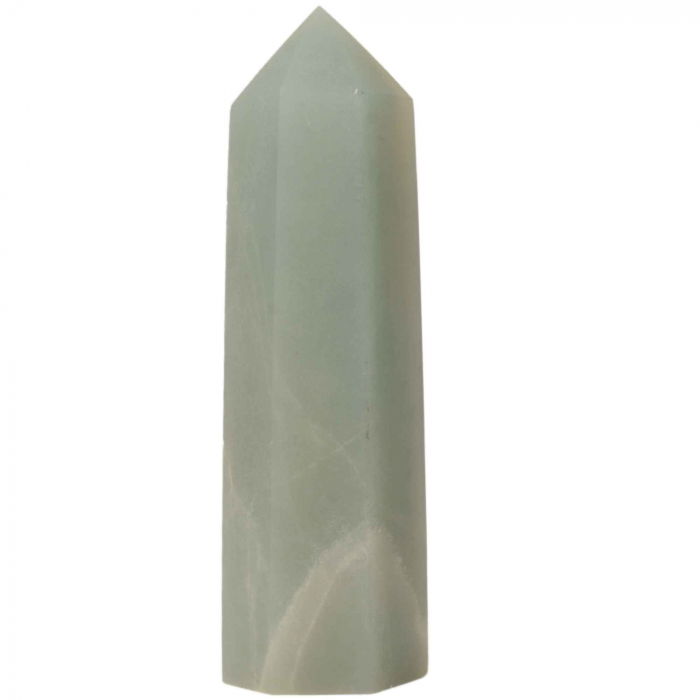 Turn din cristal natural unicat Acvamarin 9-10 cm - Cunoscut ca piatra curajului si a comunicarii clare [1]