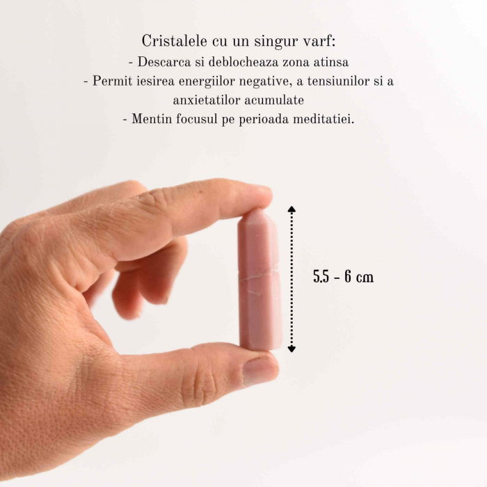 Varf de Cristal 6 cm pentru cele 12 zodii - Pietre semipretioase specifice zodiei - Un cadou deosebit [2]