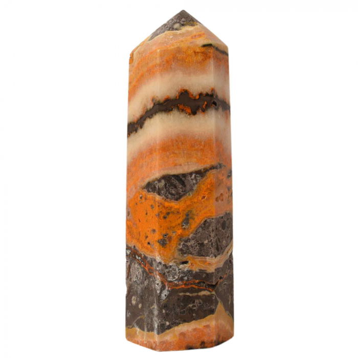 Turn din cristal natural unicat Jasp Bondar 8-9 cm - Protectie si echilibru [6]