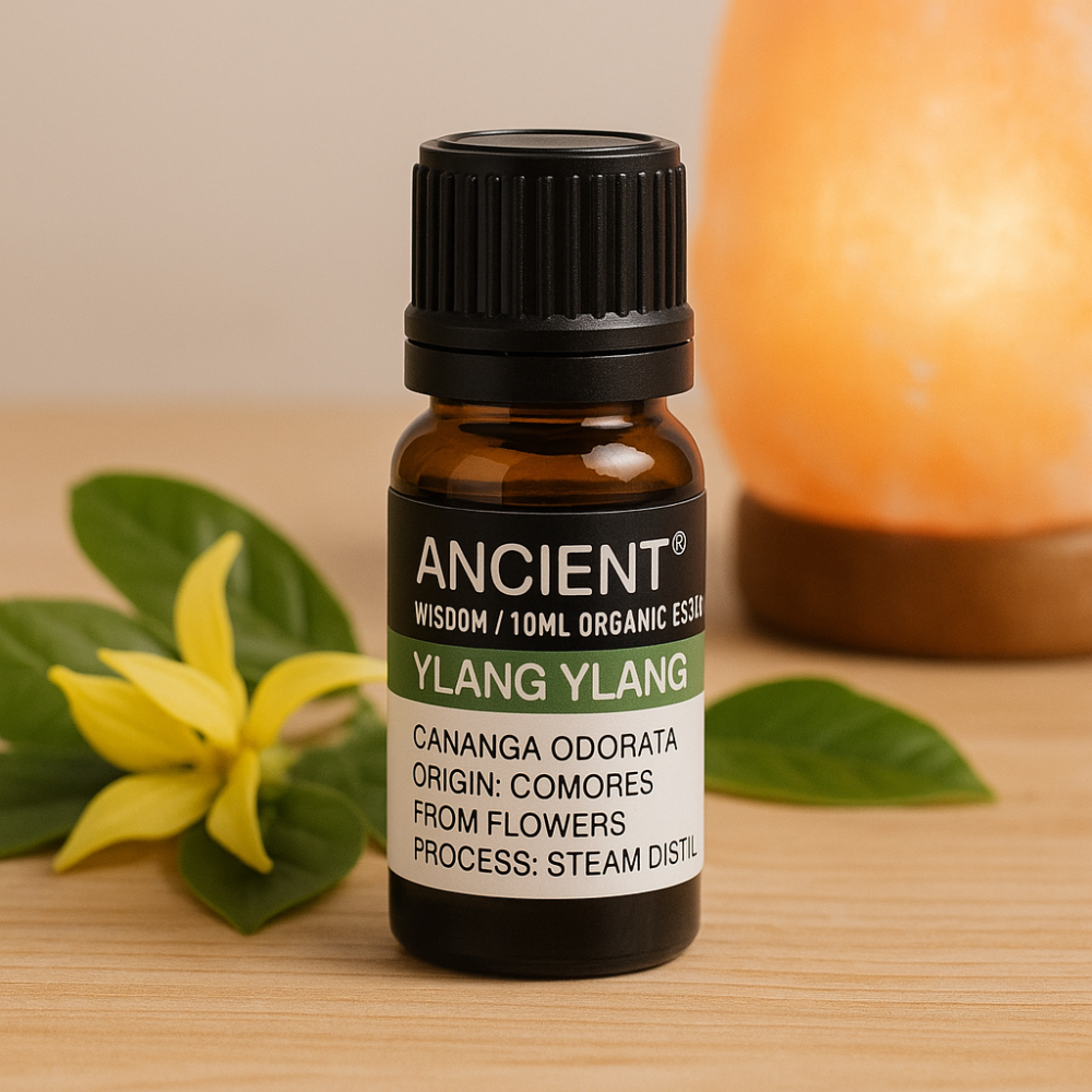 Ulei esential organic Ylang Ylang 10 ml (Cananga odorata) – floral senzual, pentru relaxare, difuzor & masaj (diluat) [3]