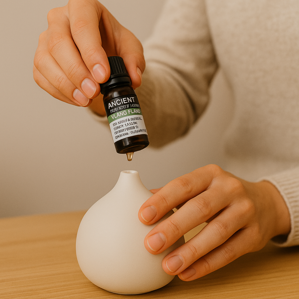 Ulei esential organic Ylang Ylang 10 ml (Cananga odorata) – floral senzual, pentru relaxare, difuzor & masaj (diluat) [2]