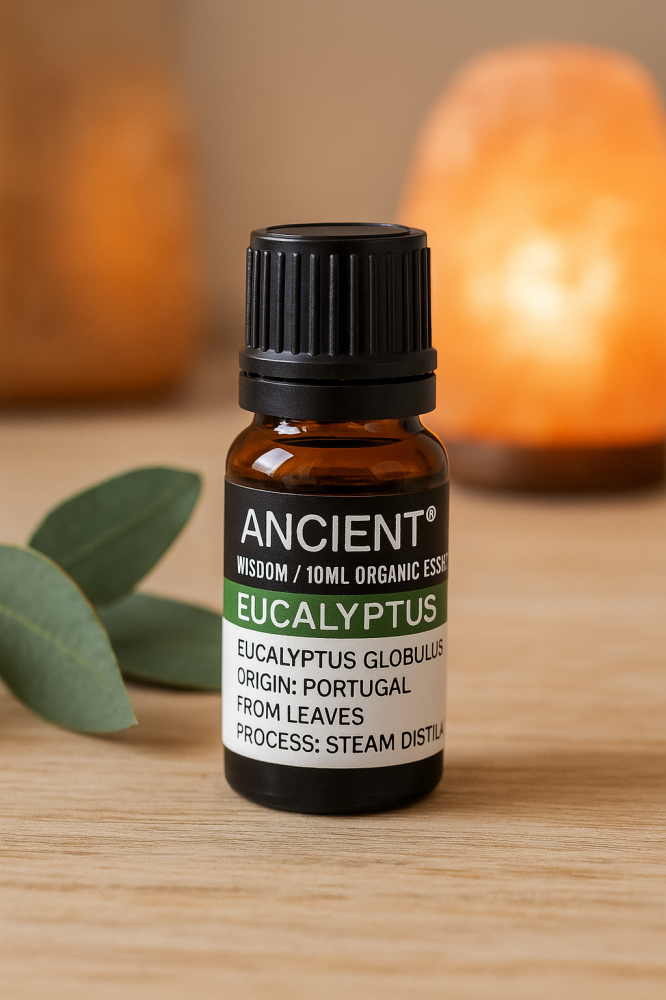 Ulei esential organic Eucalyptus 10 ml (Eucalyptus globulus) – revigorant pentru difuzor, baie si masaj (diluat) [3]