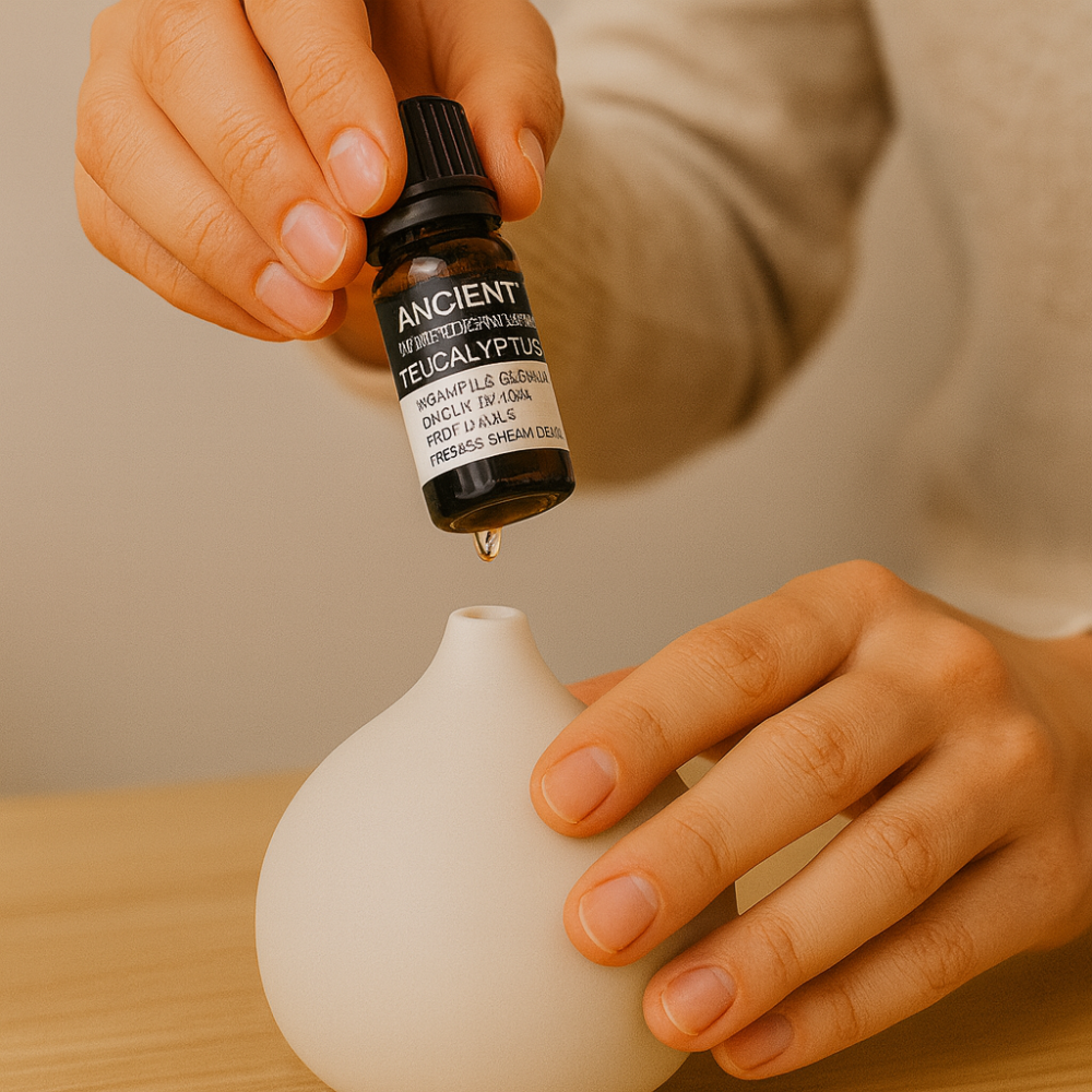 Ulei esential organic Eucalyptus 10 ml (Eucalyptus globulus) – revigorant pentru difuzor, baie si masaj (diluat) [2]