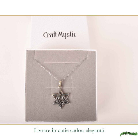 Colier Merkaba din Argint 925 – Protectie Spirituala si Echilibru Energetic [5]