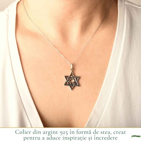 Colier Merkaba din Argint 925 – Protectie Spirituala si Echilibru Energetic [1]