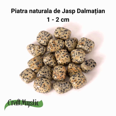 Jasp Dalmatian rulat – o piatra care aduce echilibru, stabilitate si o legatura blanda cu natura [3]
