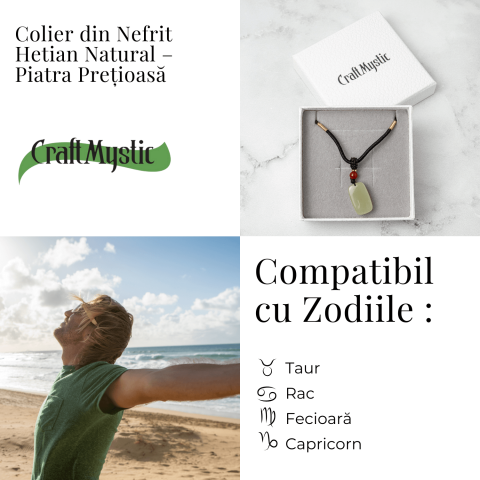 Armonie si Protectie – Colier din Jad Hetian (Nefrit) Natural [4]